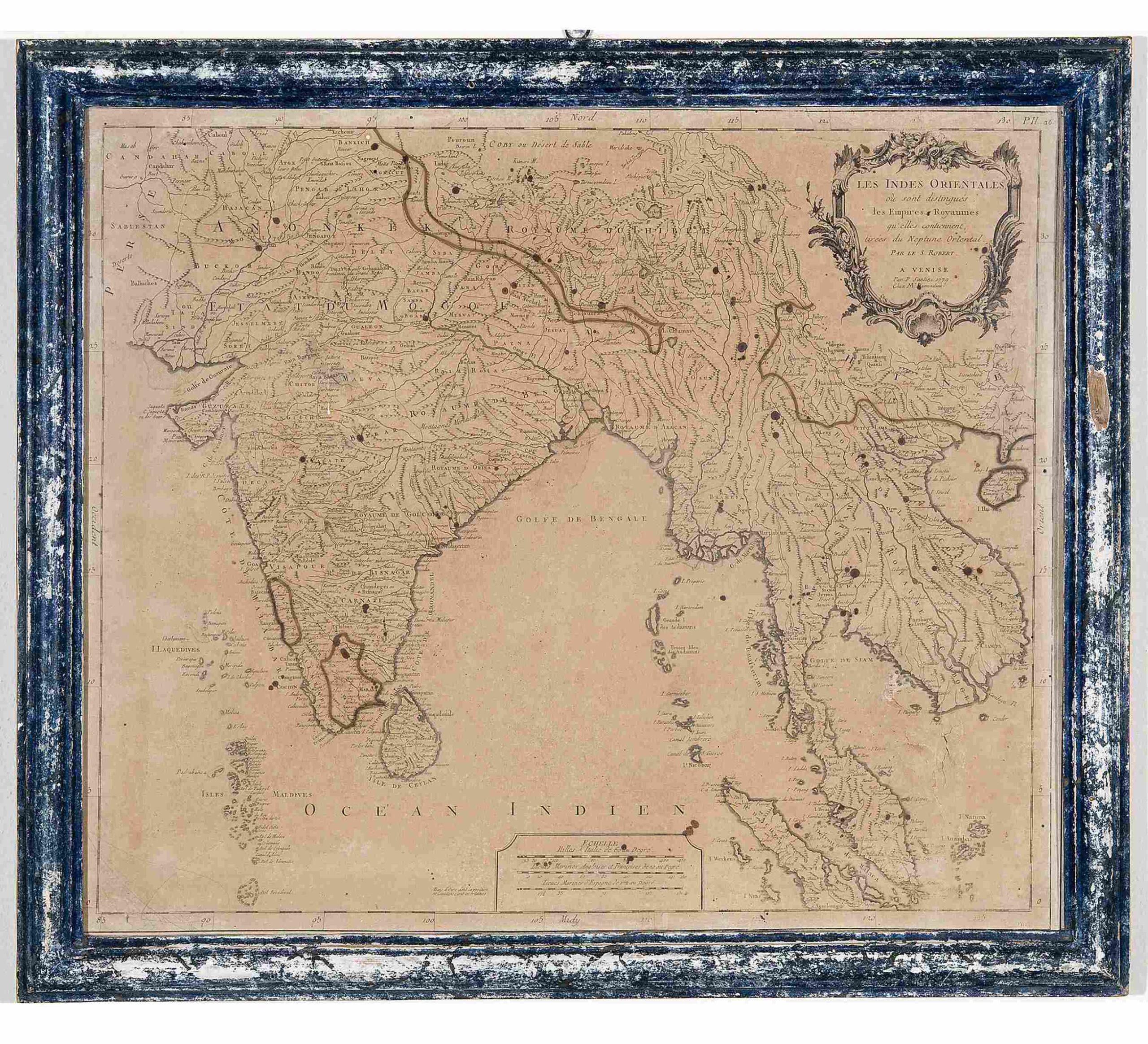 carta geografica delle Indie Orientali
