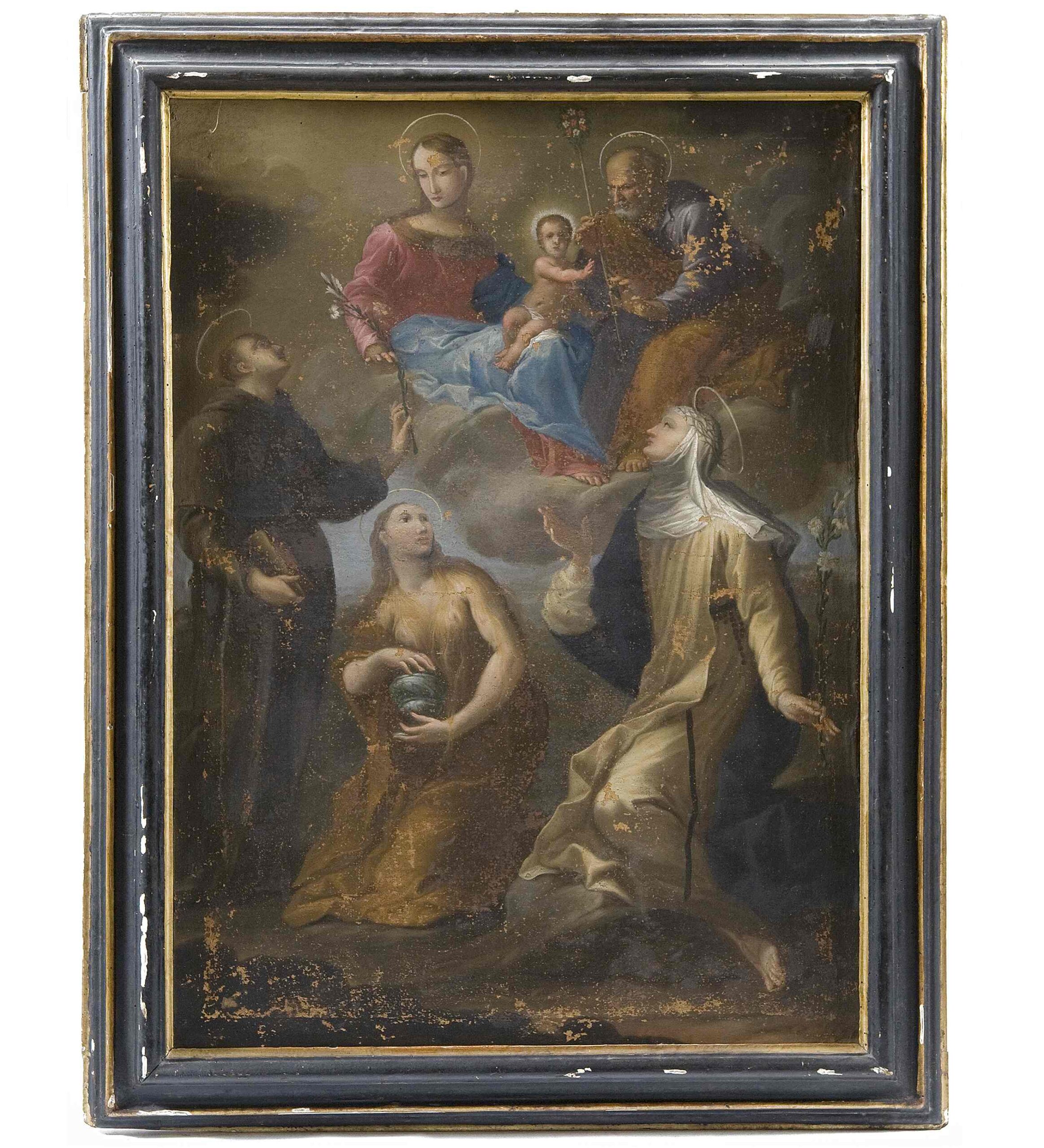 Sacra Famiglia con santa Caterina da Siena, santa Maria Maddalena e sant’Antonio da Padova