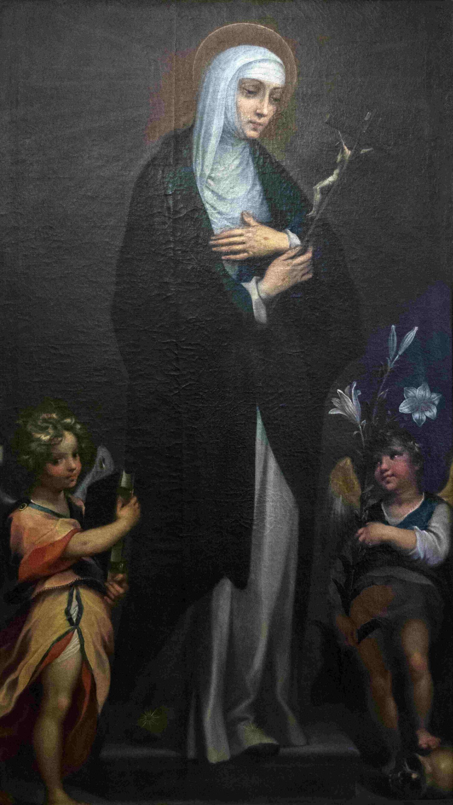 Santa Caterina da Siena e angeli