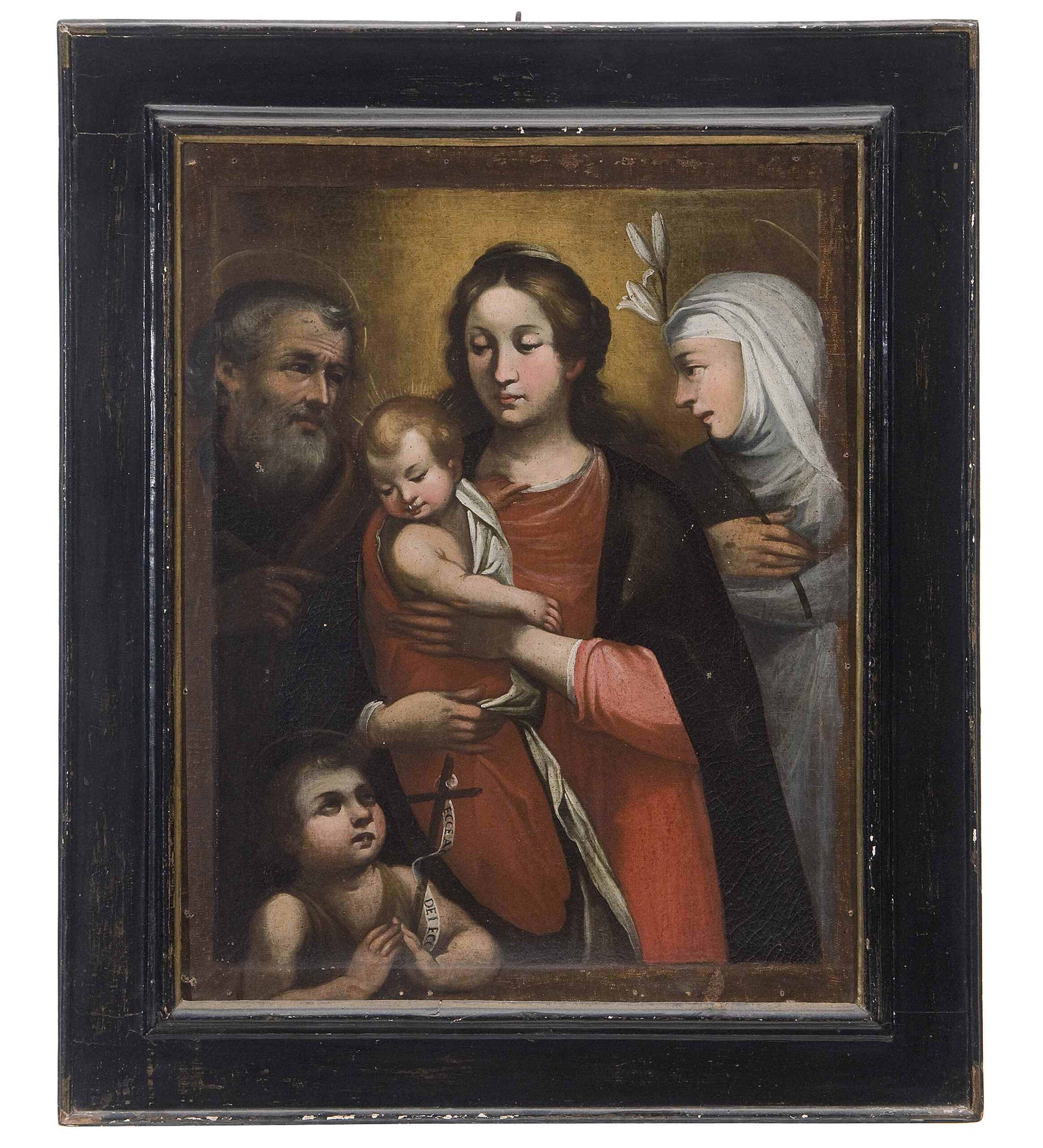 Sacra famiglia con Santa Caterina da Siena e San Giovannino
