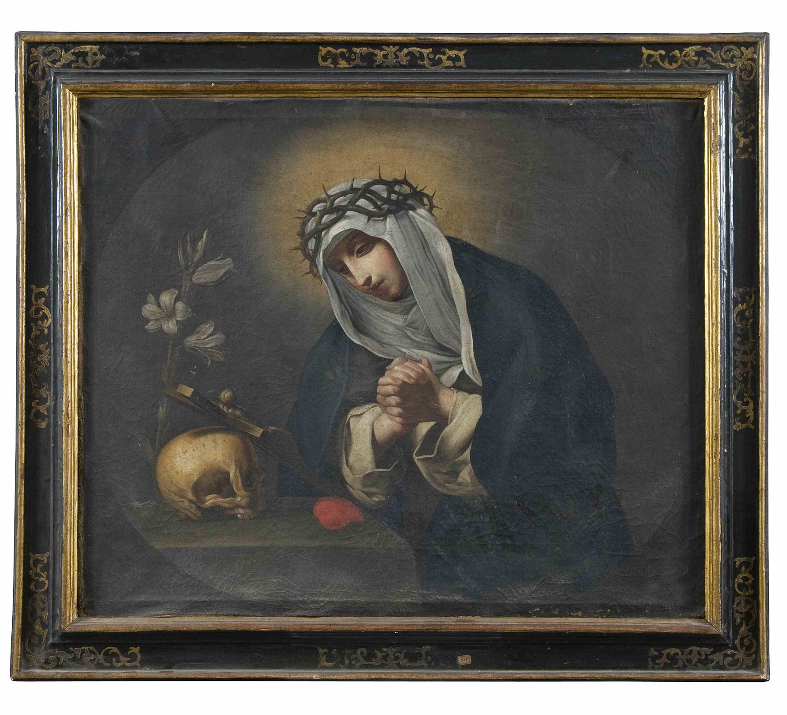 Santa Caterina da Siena in preghiera