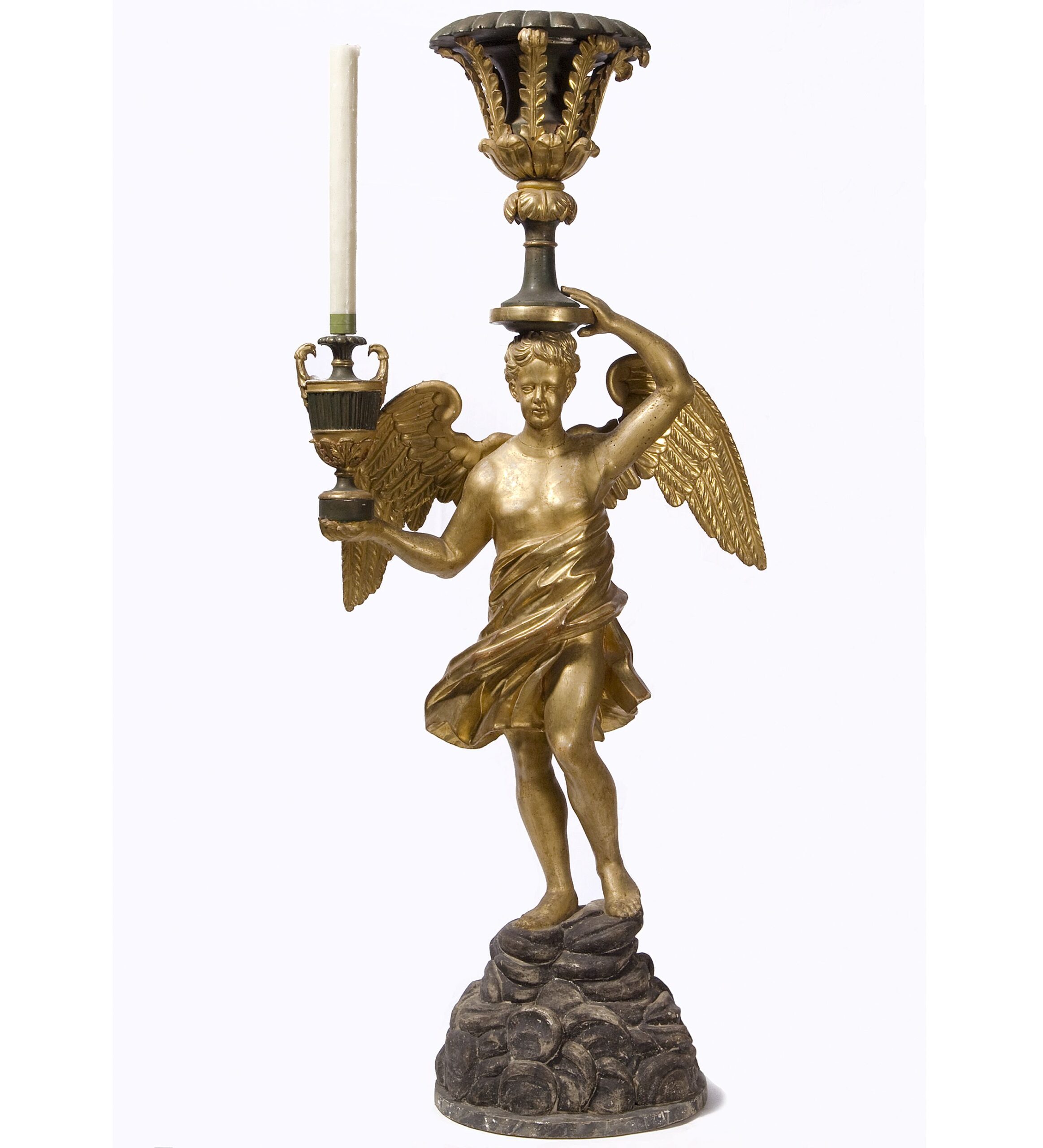 Candelabro a statua