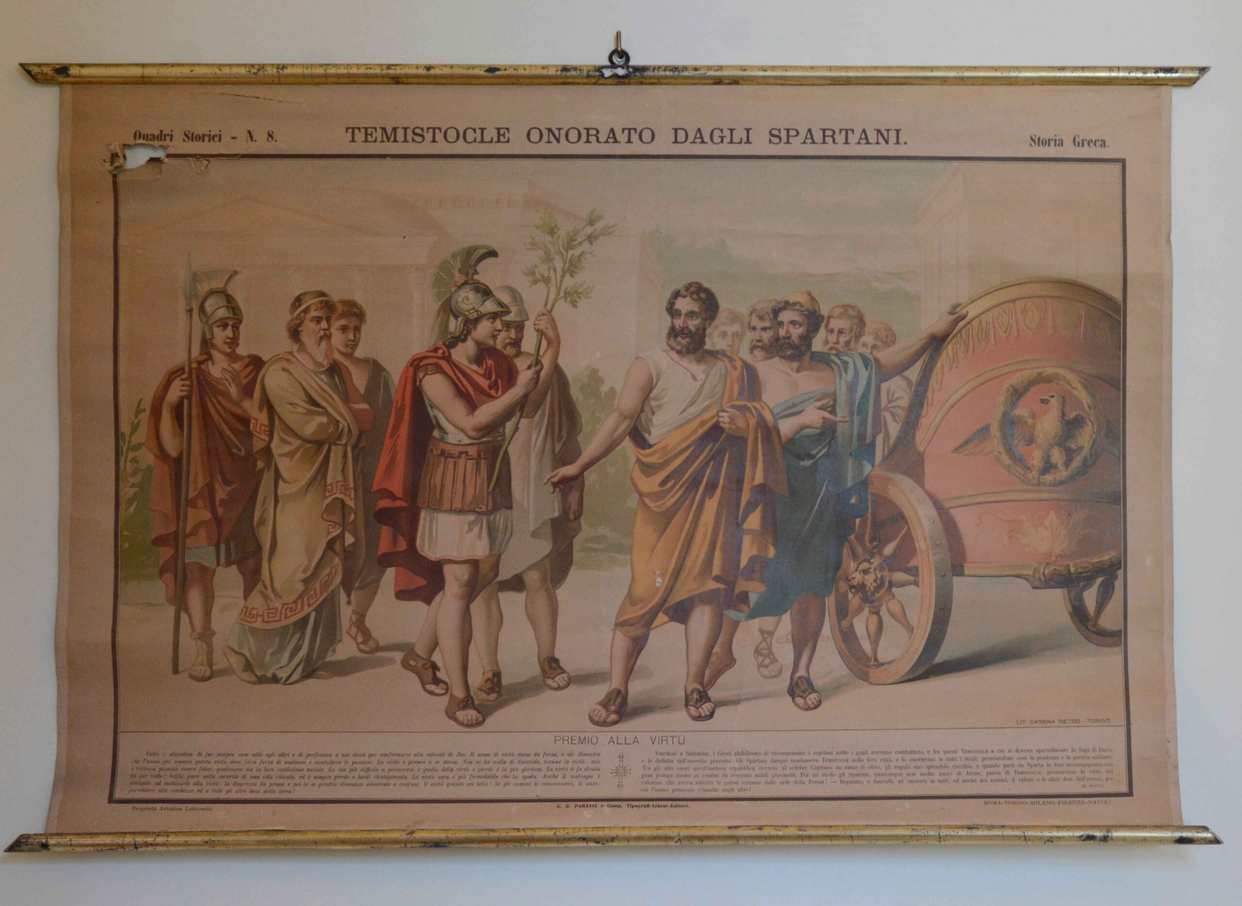 Temistocle onorato dagli Spartani