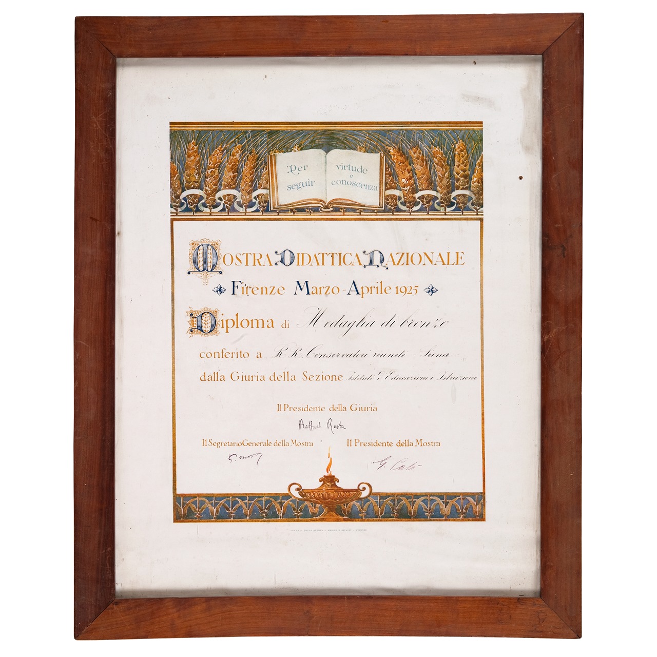 Diploma di Benemerenza