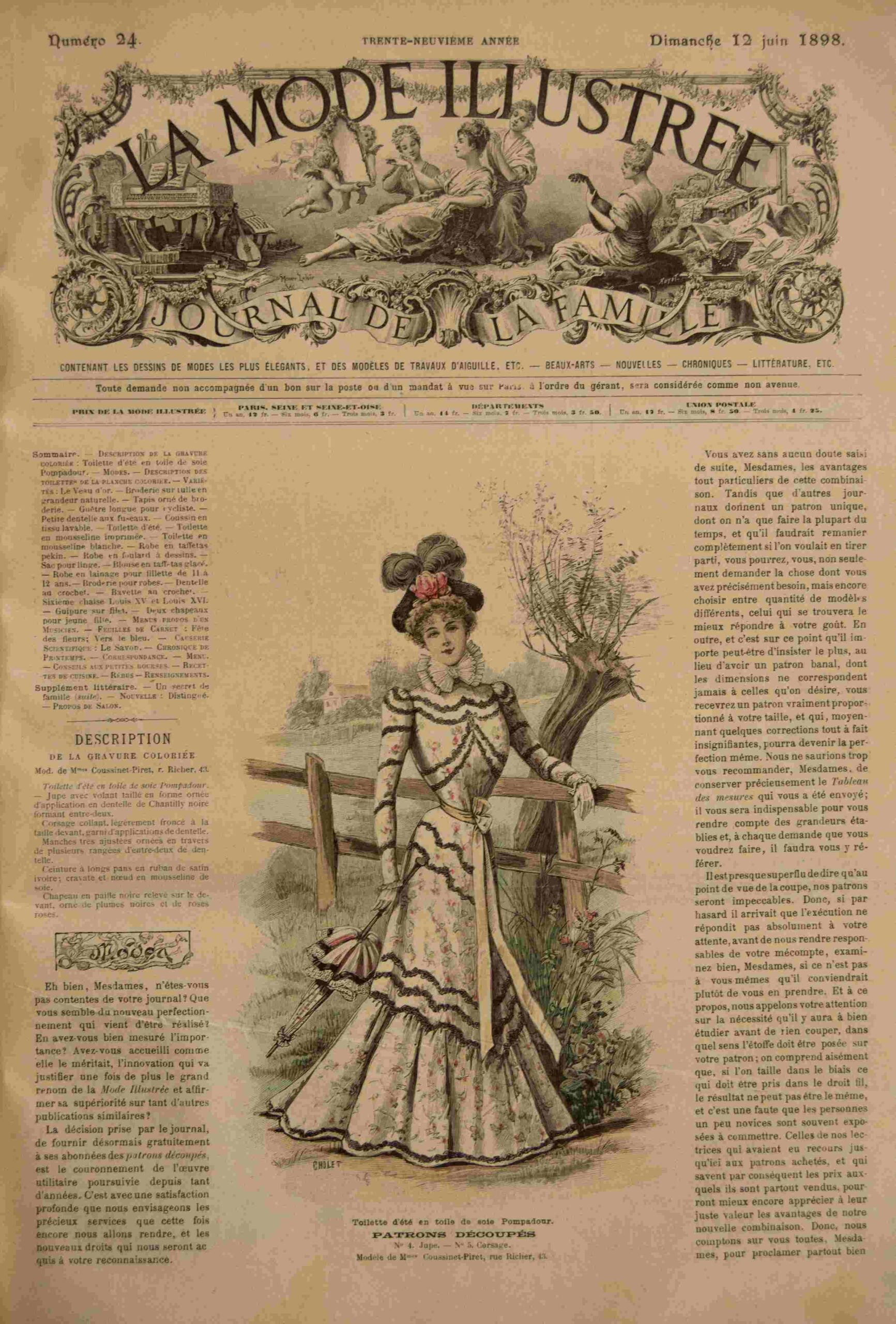 La Mode Illustrée Journal de la Famille