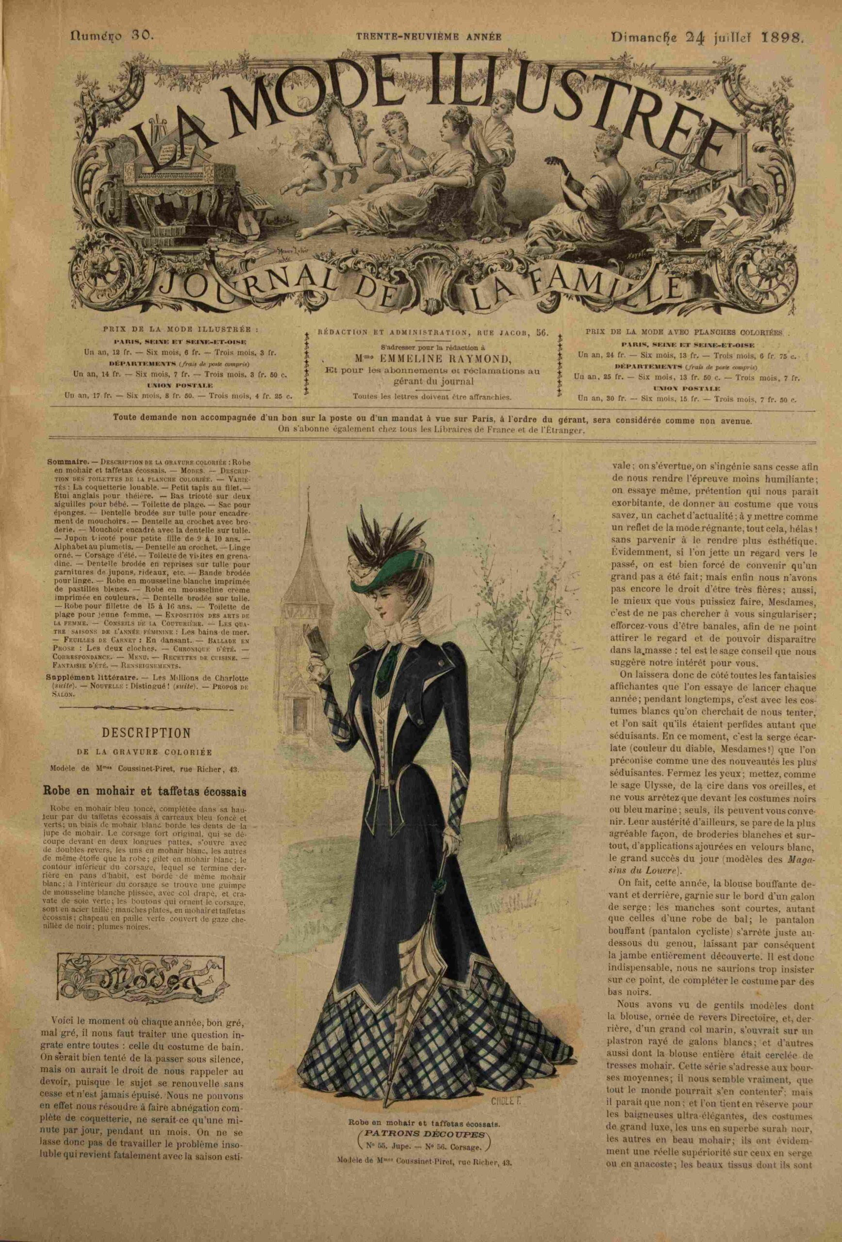 La Mode Illustrée Journal de la Famille