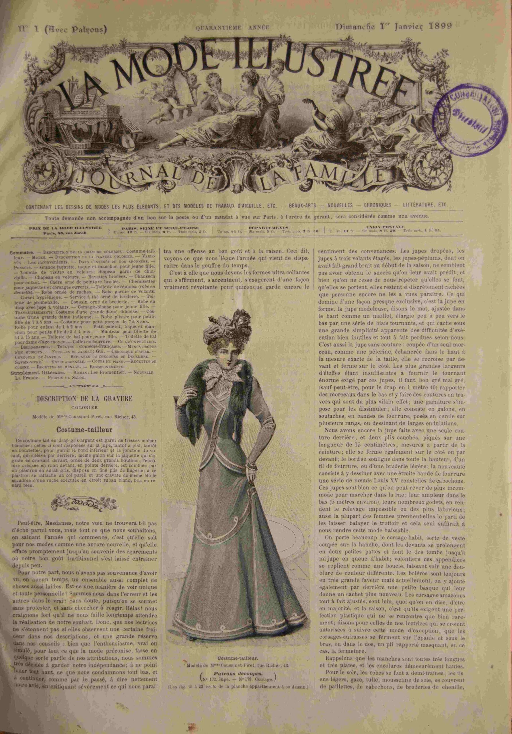 La Mode Illustrée Journal de la Famille