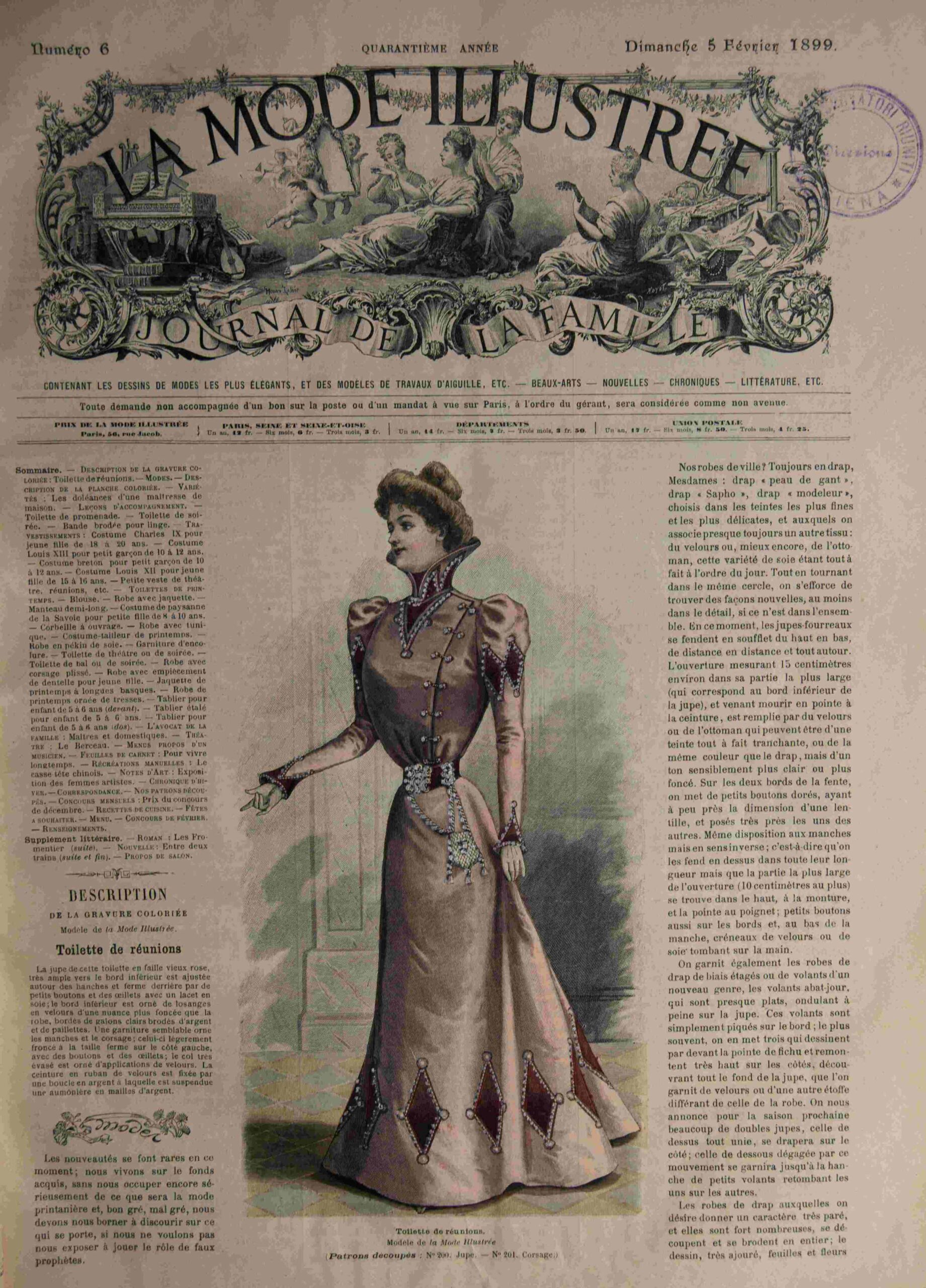 La Mode Illustrée Journal de la Famille
