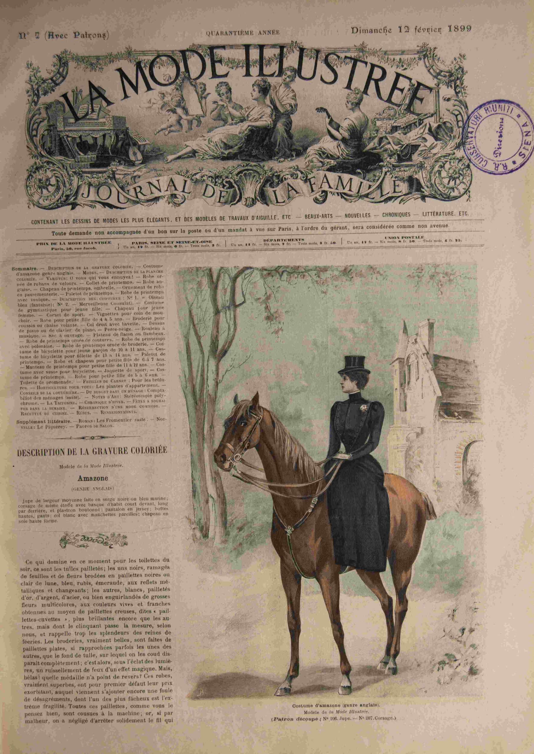 La Mode Illustrée Journal de la Famille