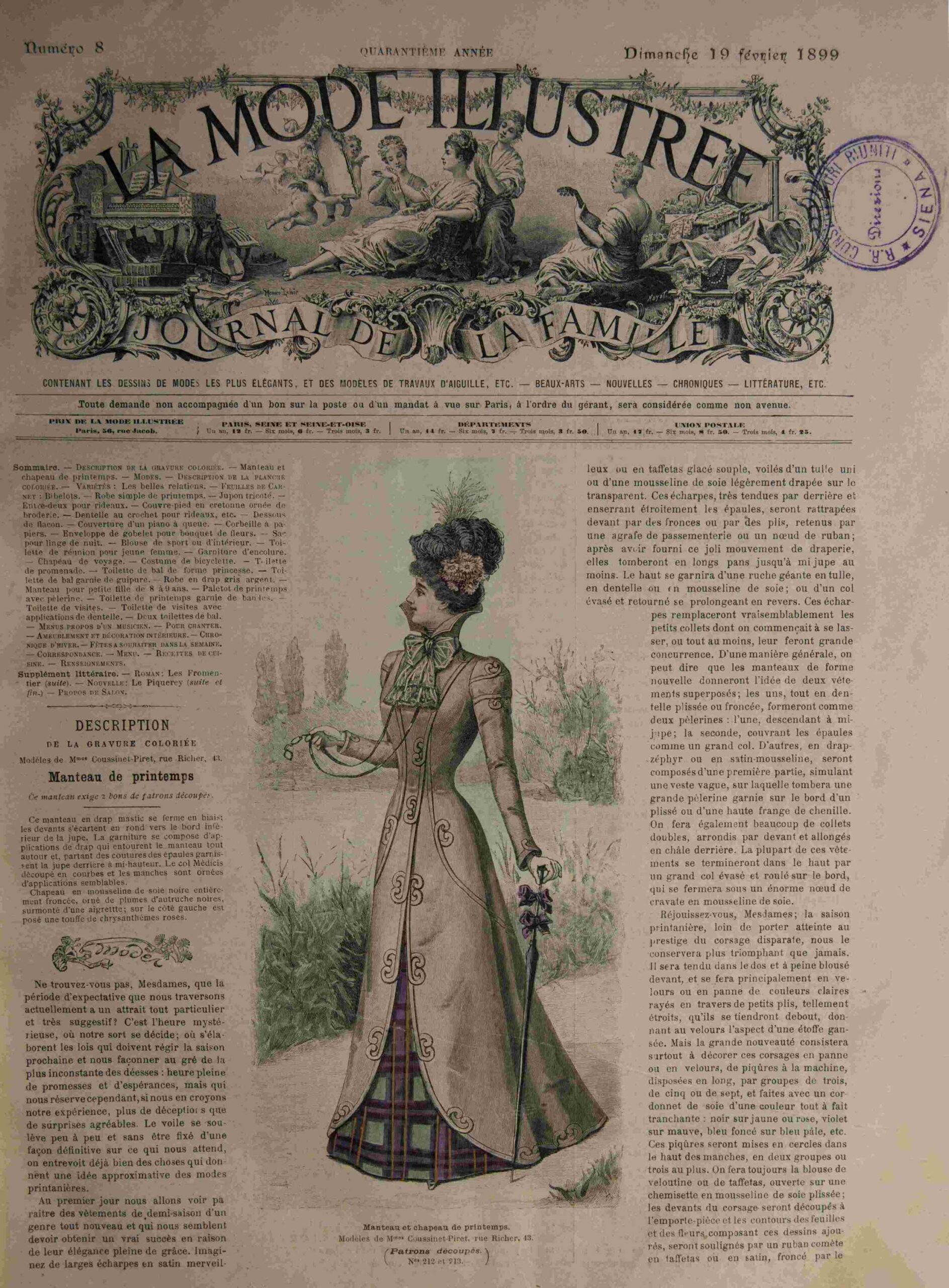 La Mode Illustrée Journal de la Famille