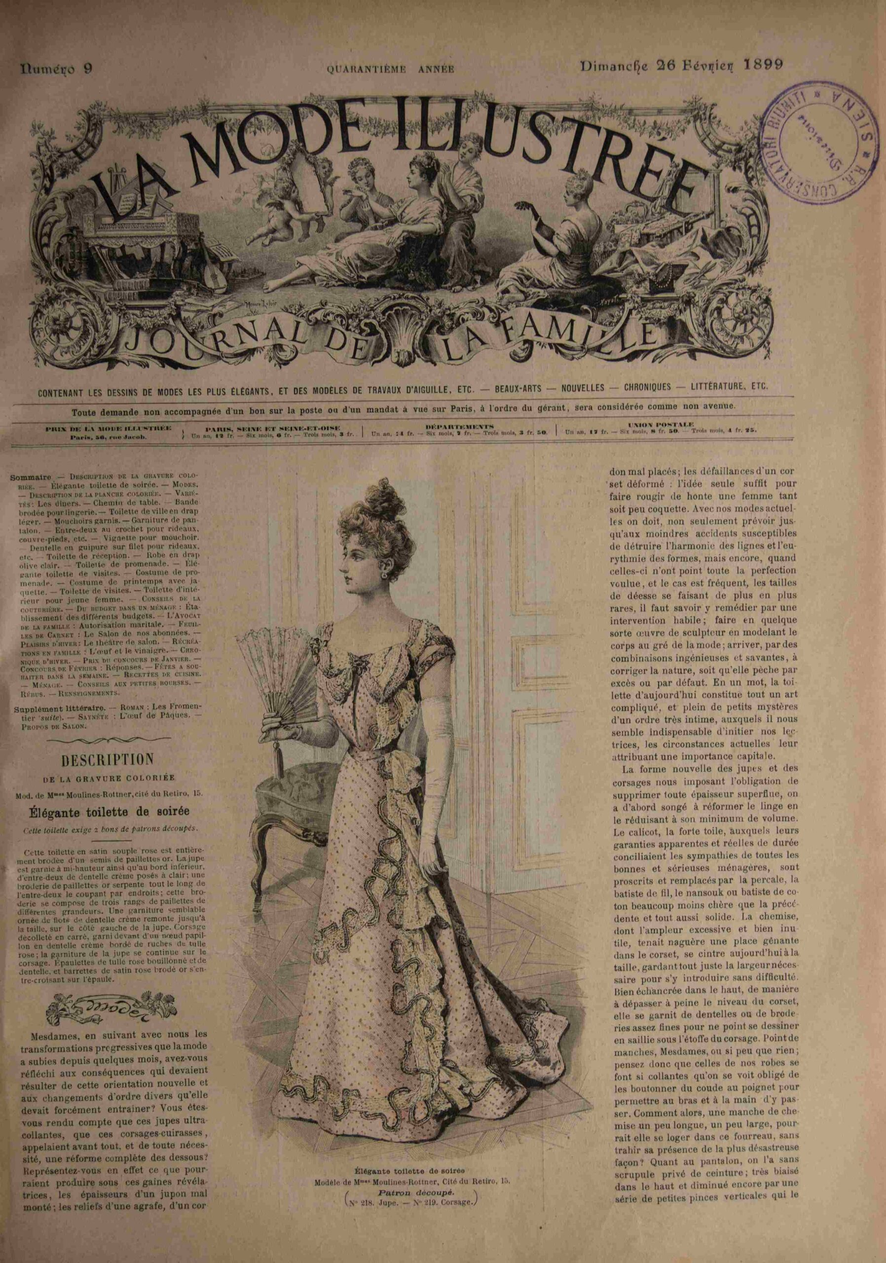 La Mode Illustrée Journal de la Famille