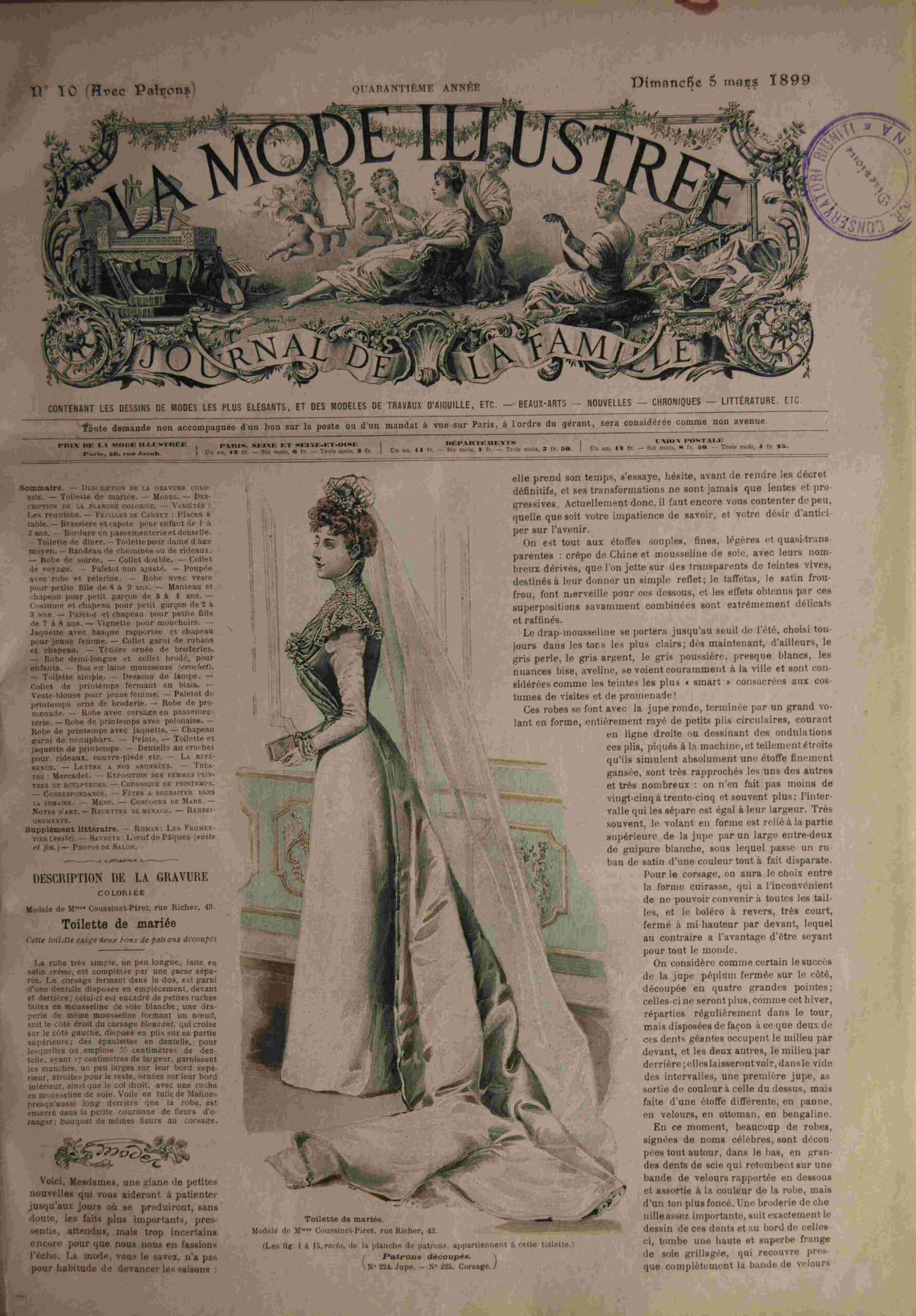 La Mode Illustrée Journal de la Famille