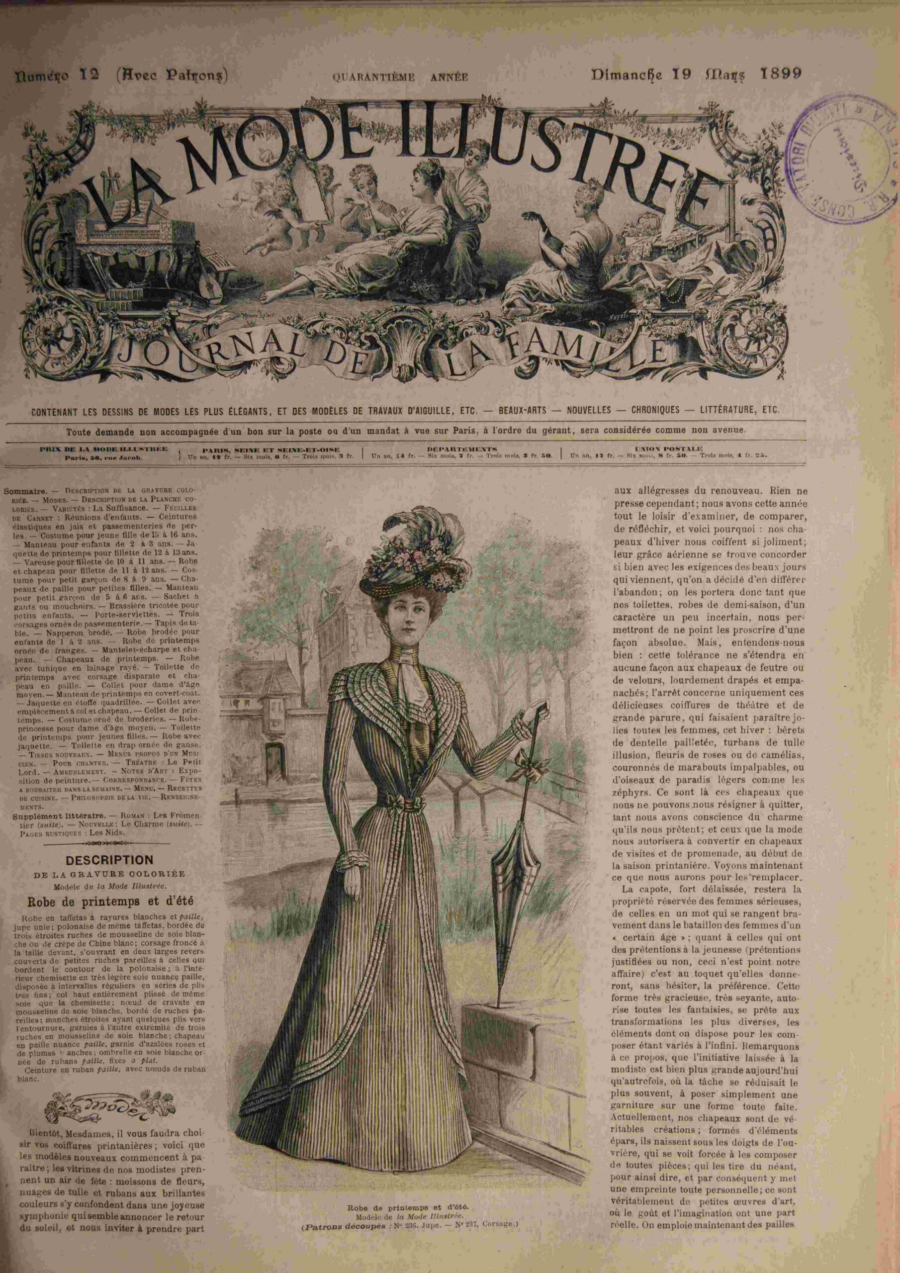 La Mode Illustrée Journal de la Famille