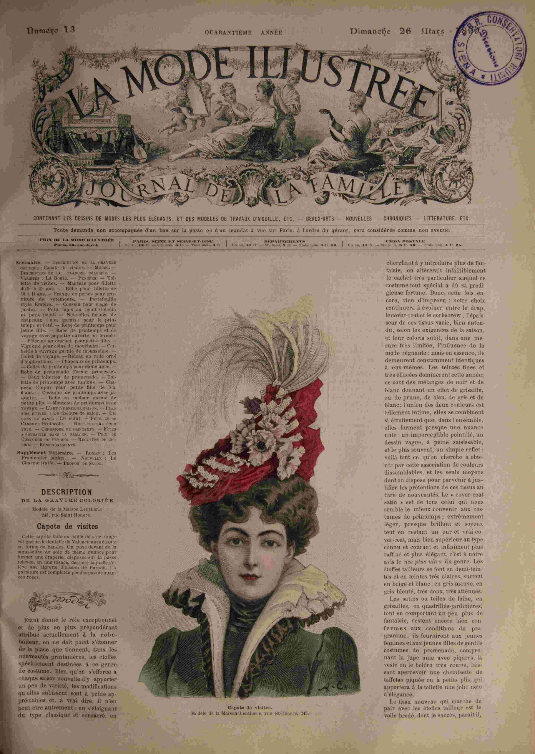 La Mode Illustrée Journal de la Famille