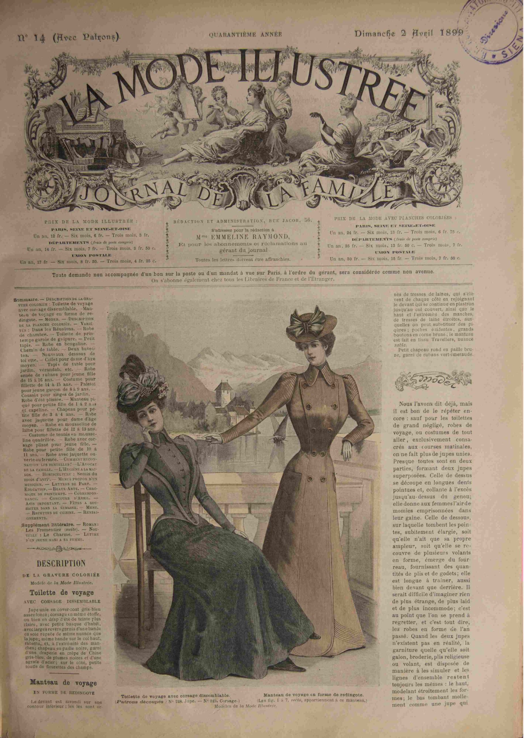 La Mode Illustrée Journal de la Famille