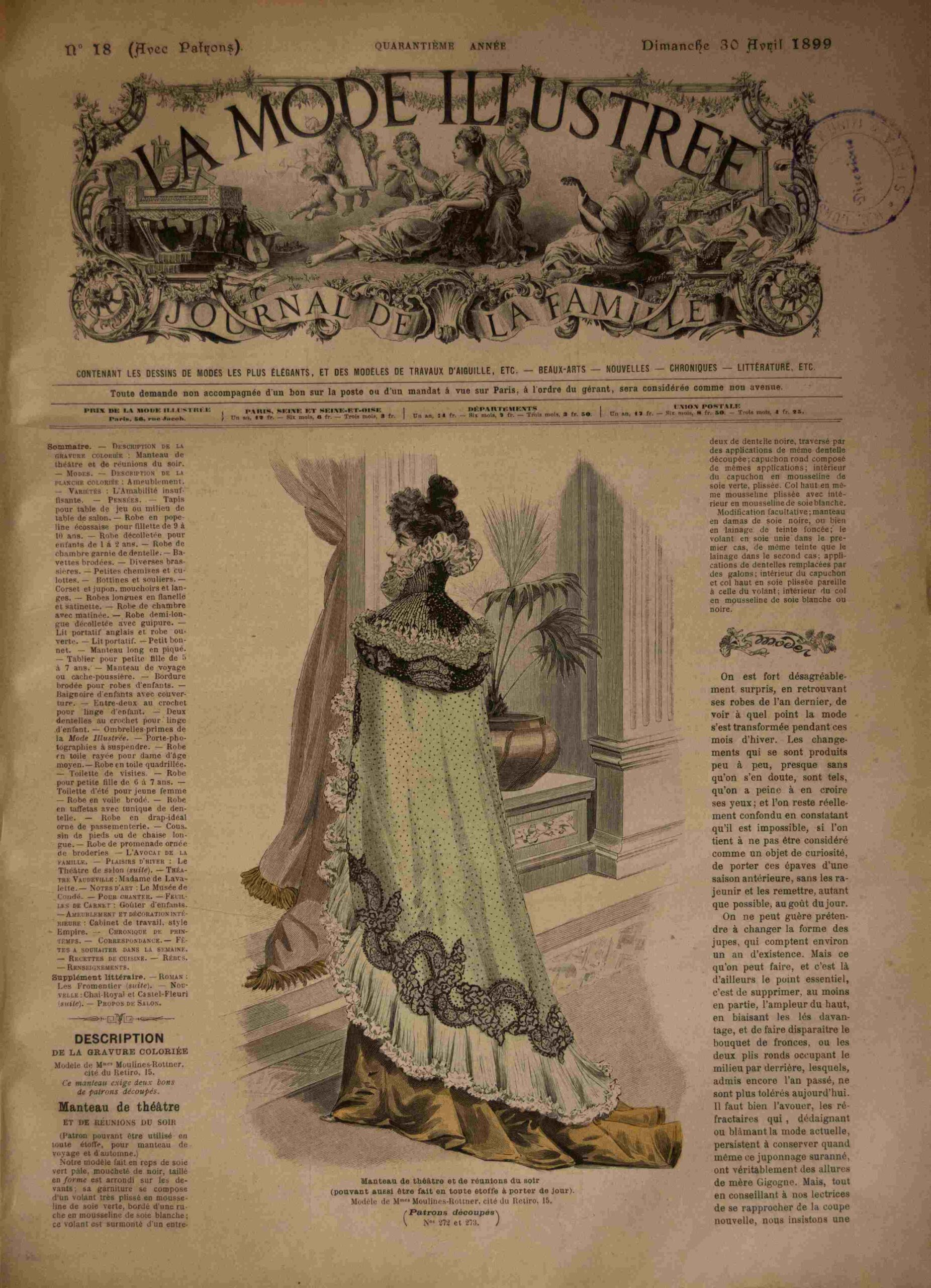 La Mode Illustrée Journal de la Famille