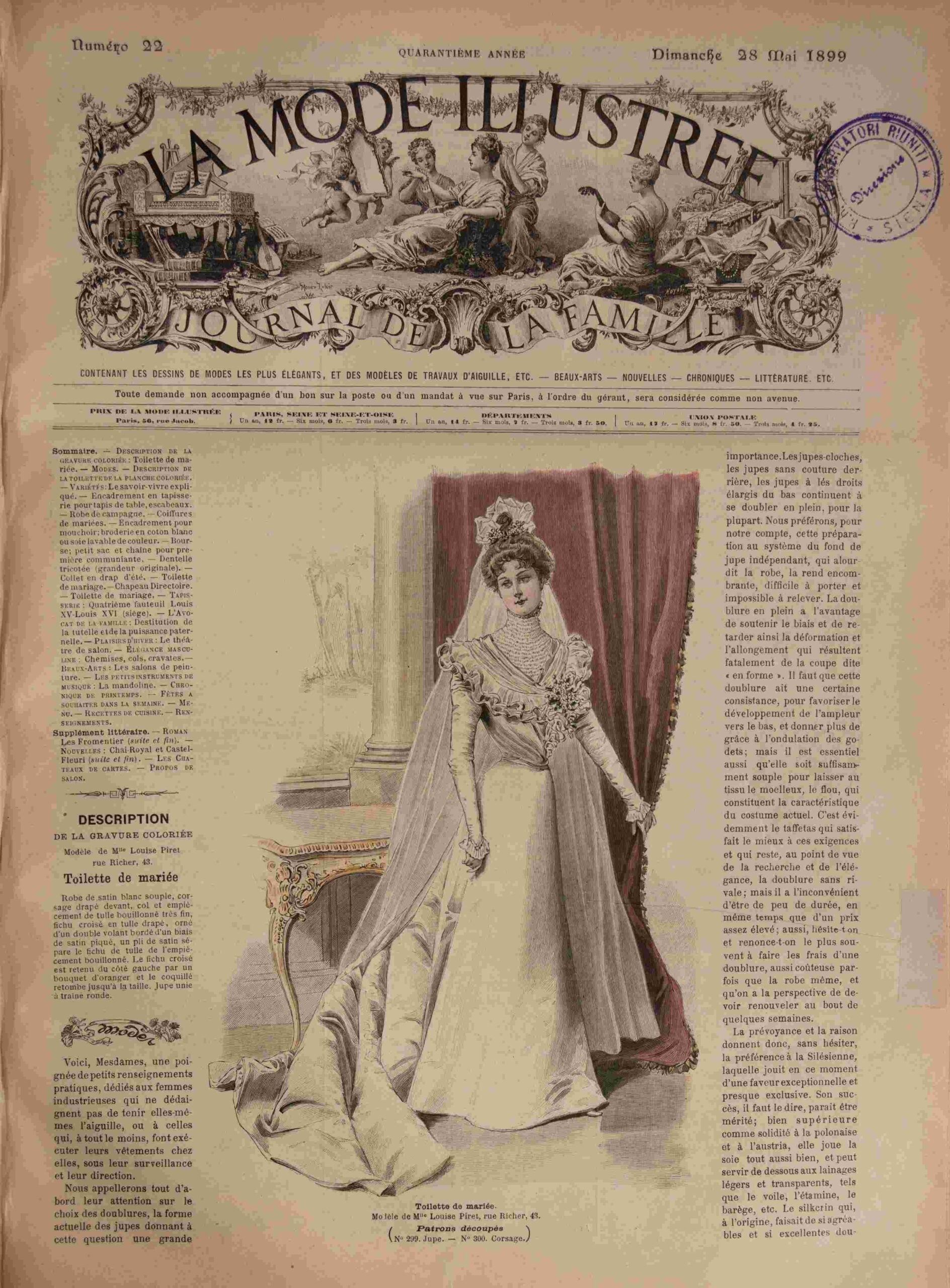 La Mode Illustrée Journal de la Famille