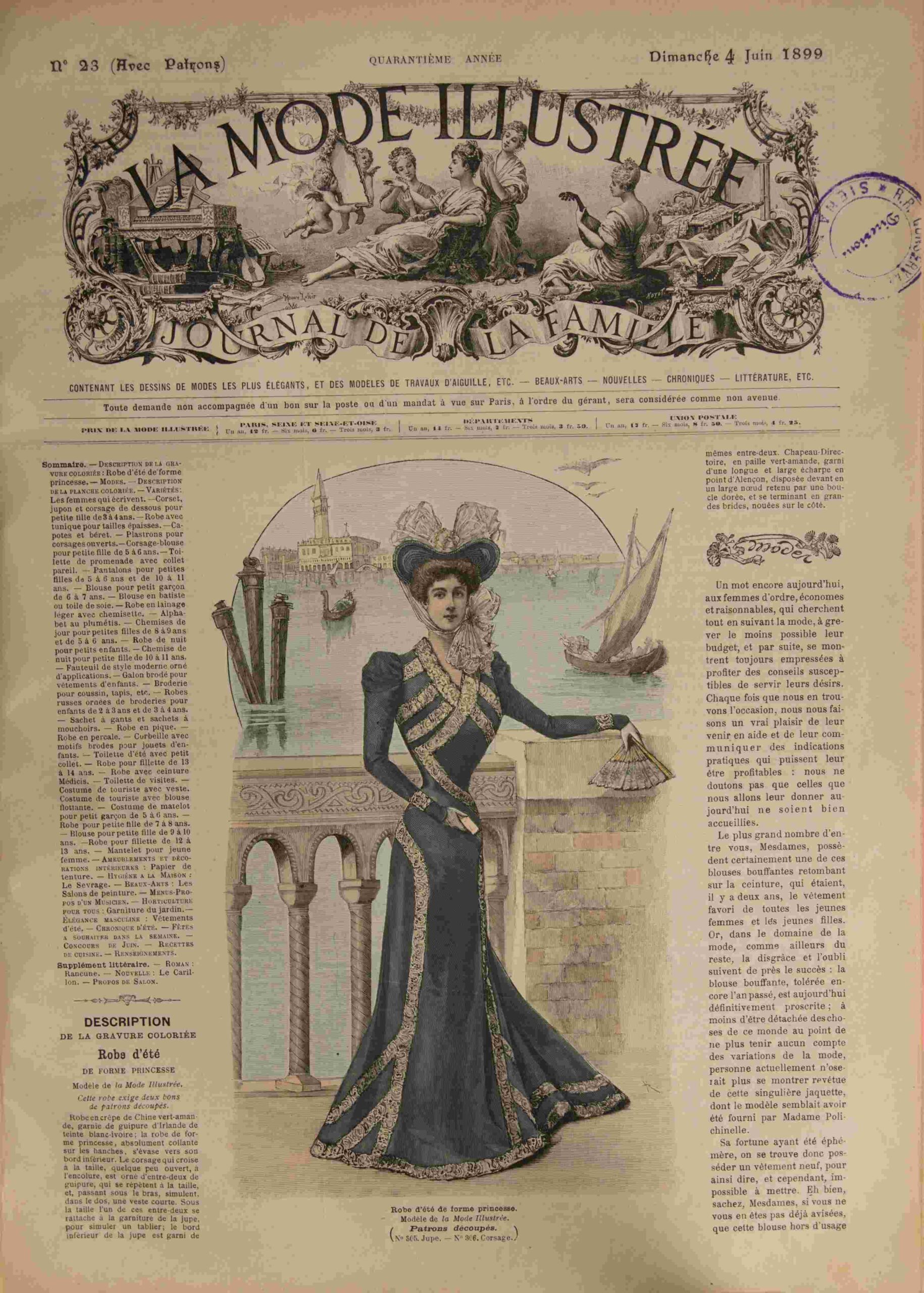 La Mode Illustrée Journal de la Famille
