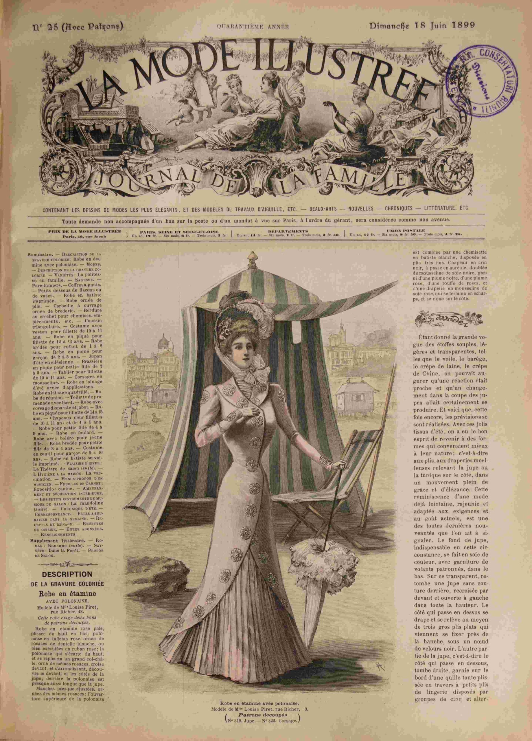 La Mode Illustrée Journal de la Famille