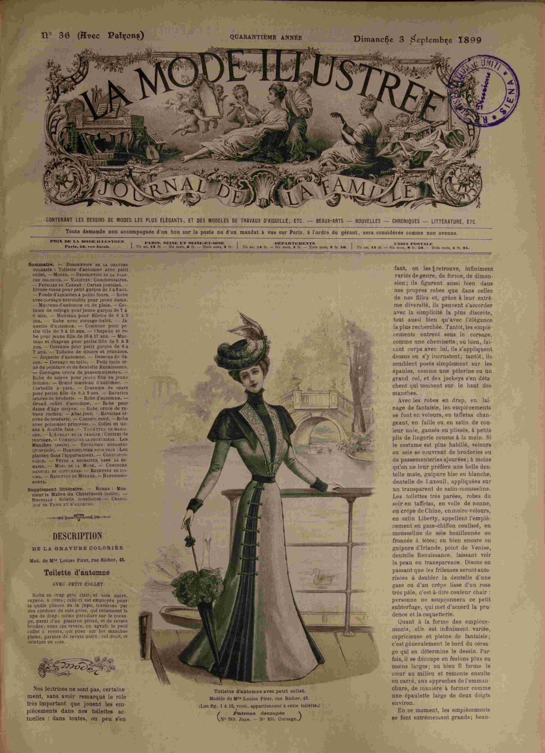 La Mode Illustrée Journal de la Famille