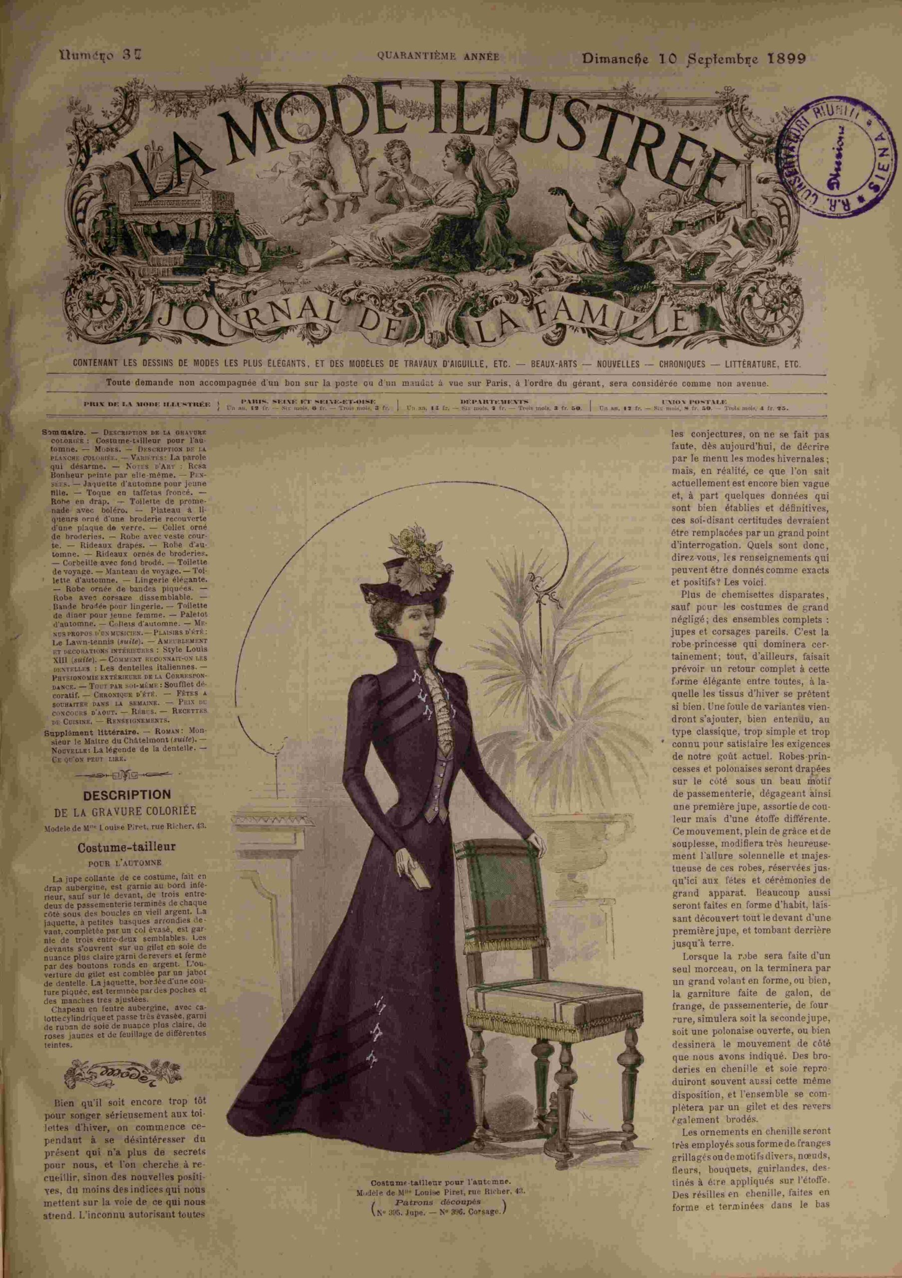 La Mode Illustrée Journal de la Famille