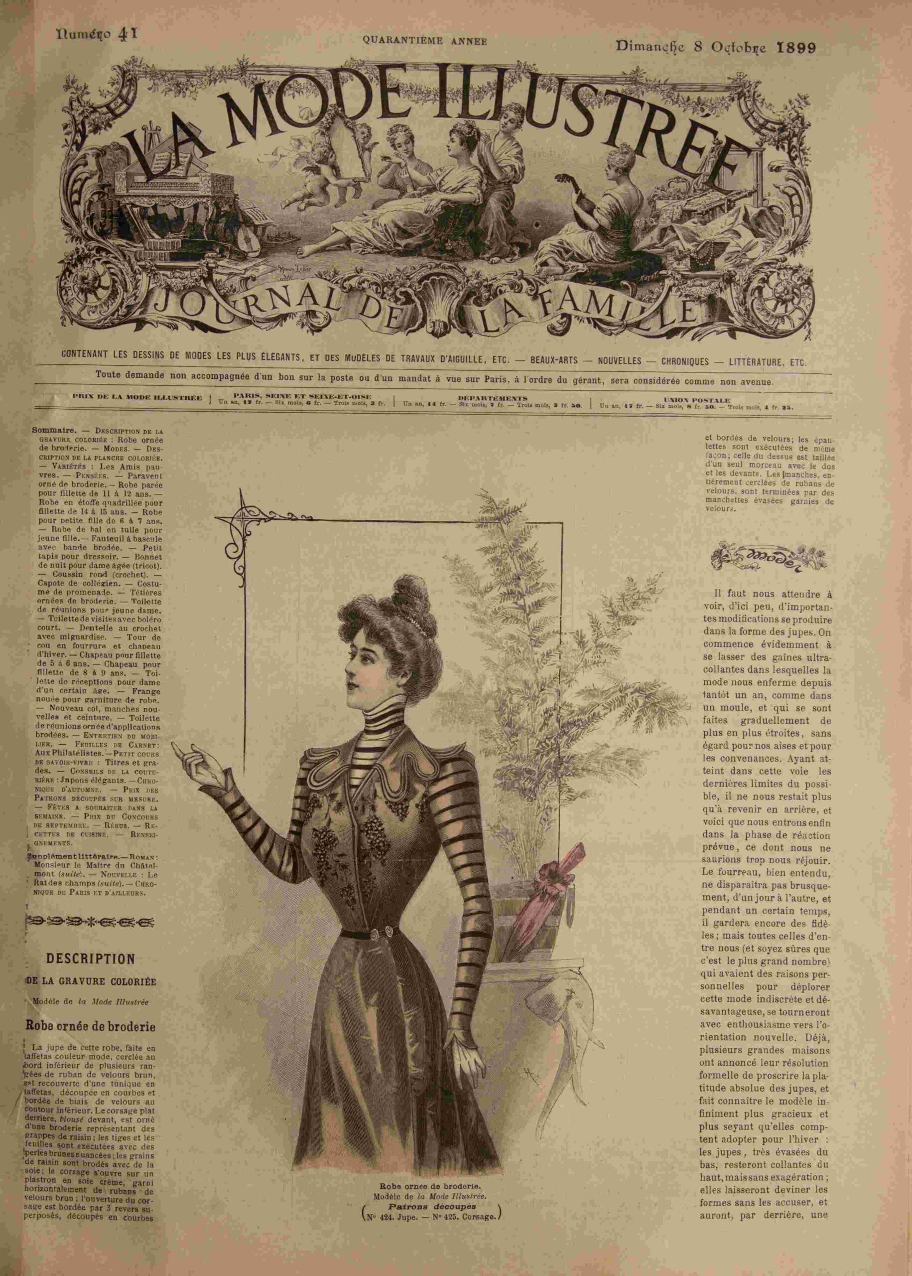 La Mode Illustrée Journal de la Famille