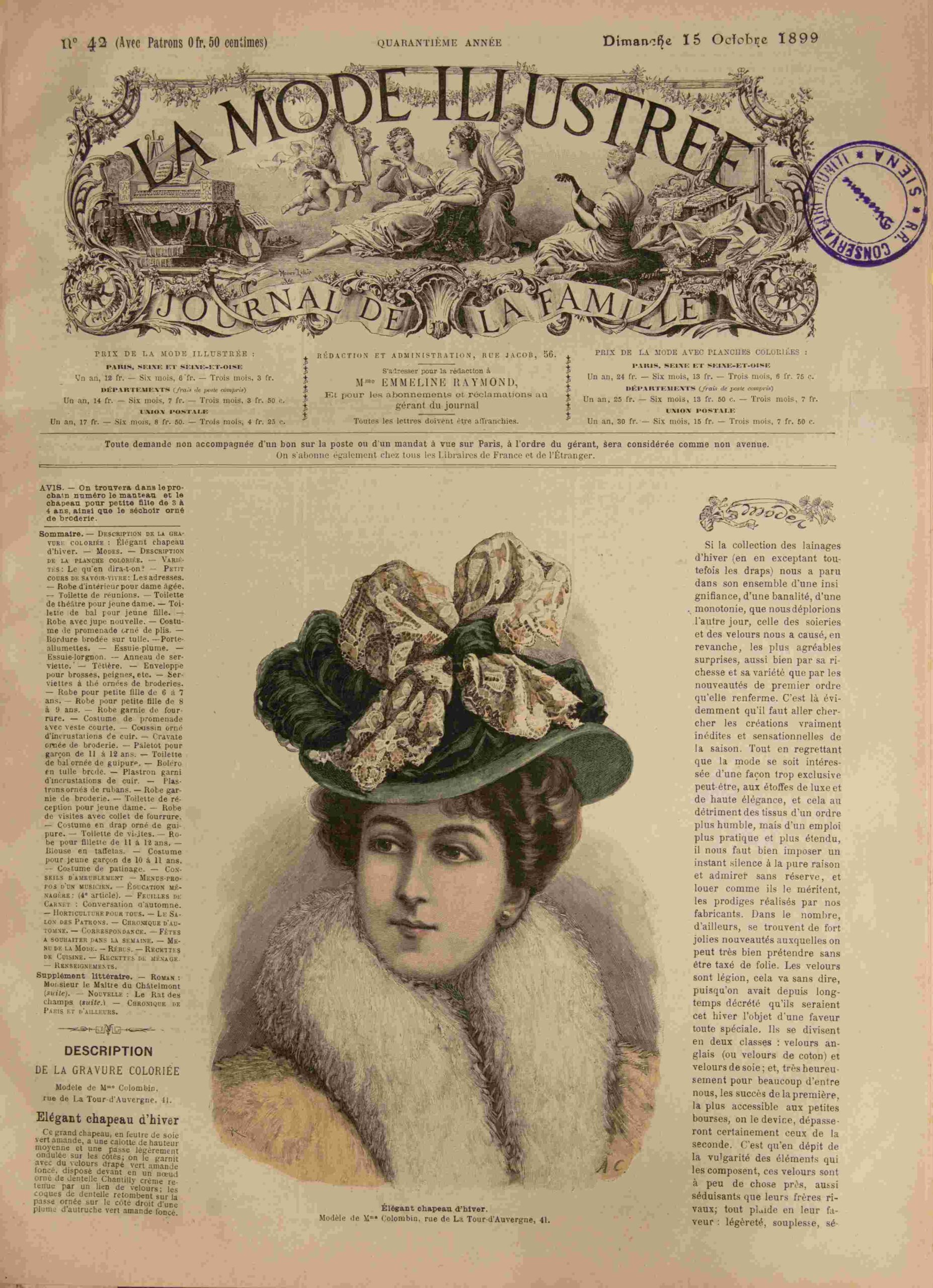 La Mode Illustrée Journal de la Famille