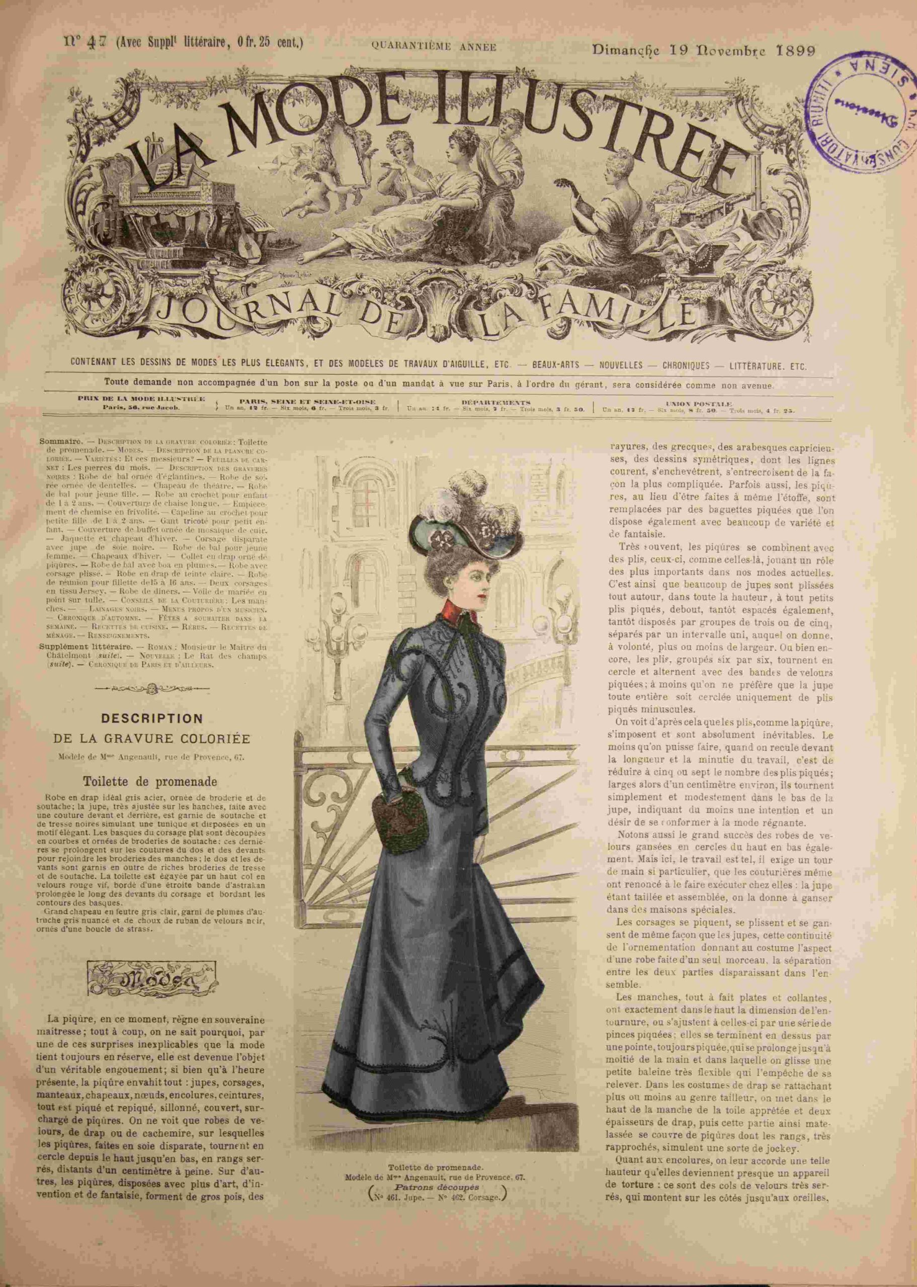 La Mode Illustrée Journal de la Famille