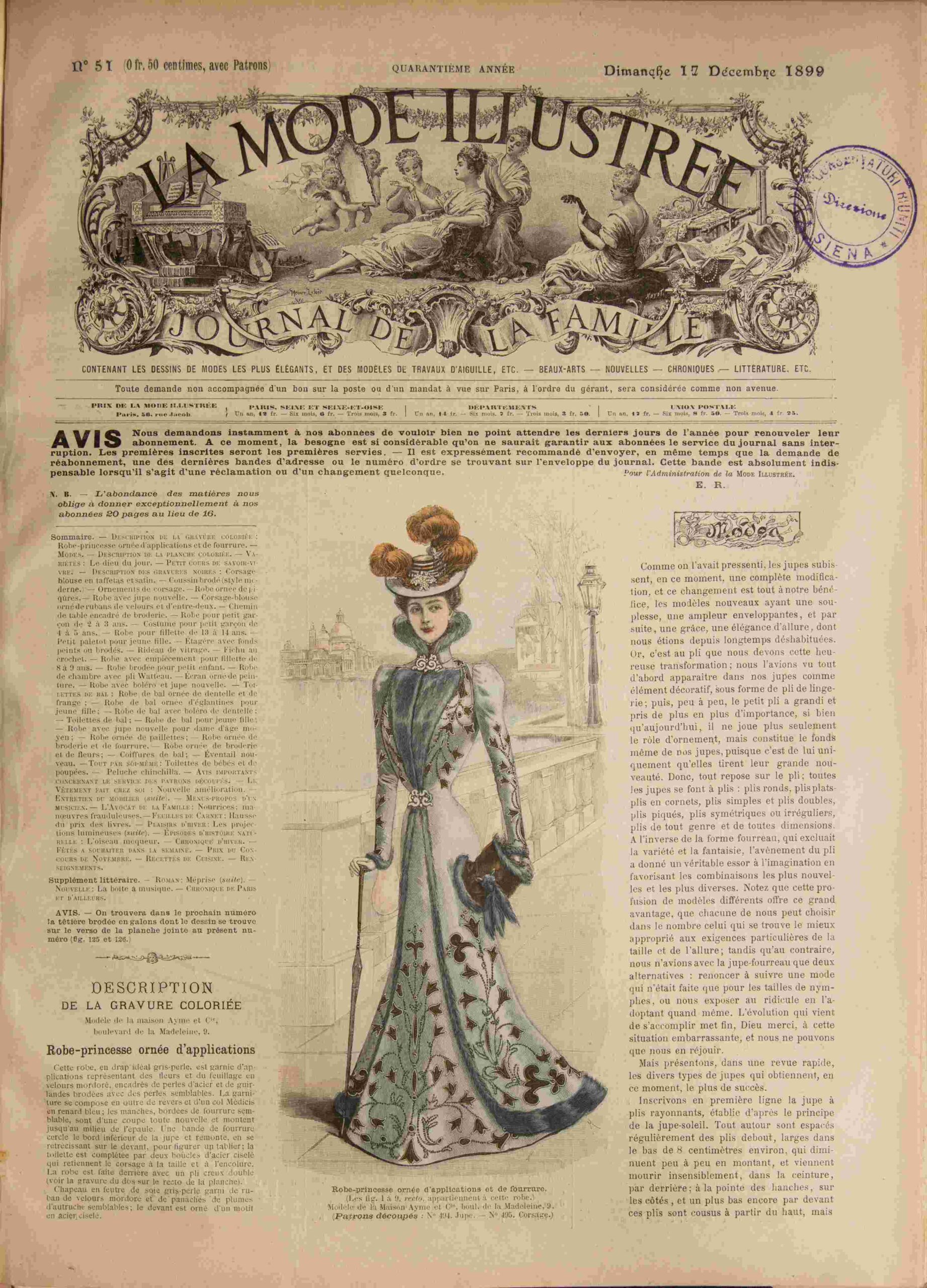 La Mode Illustrée Journal de la Famille