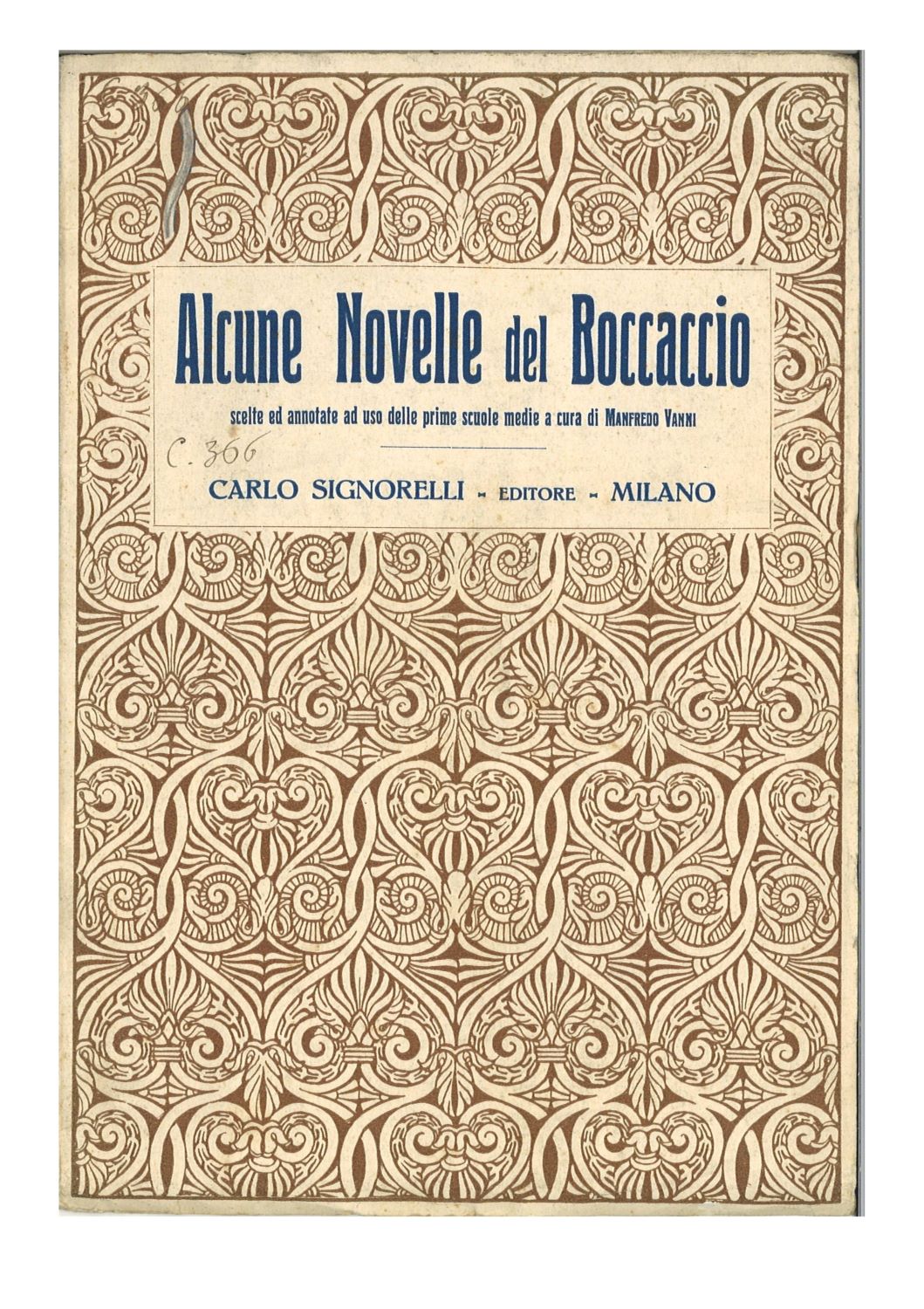 Alcune novelle del Boccaccio