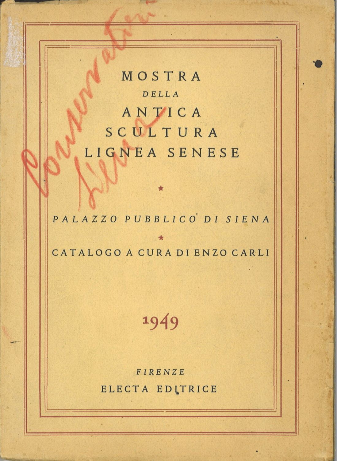 Mostra della antica scultura lignea senese