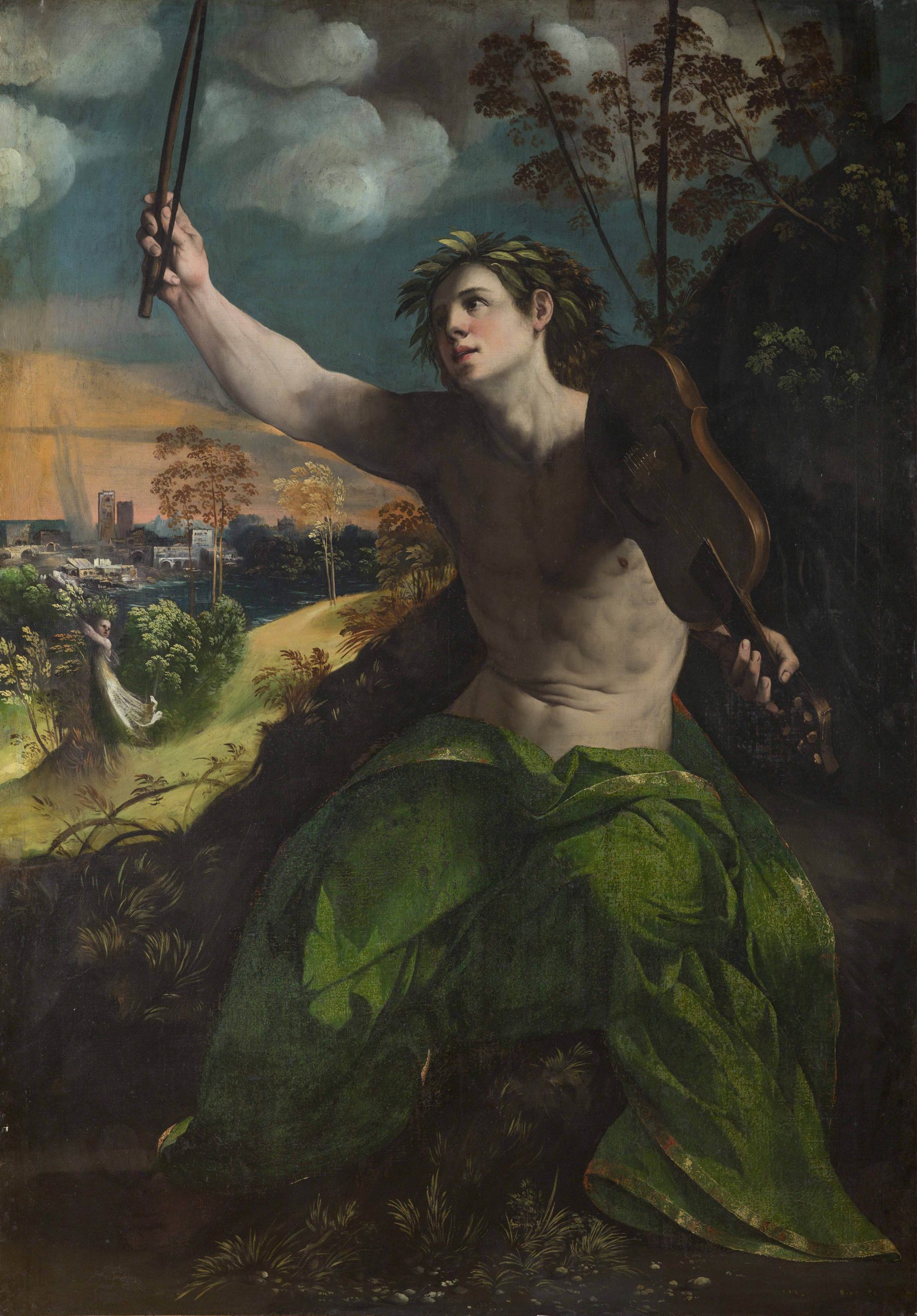 Madonna con Bambino, Santa Caterina da Siena e un Santo Vescovo