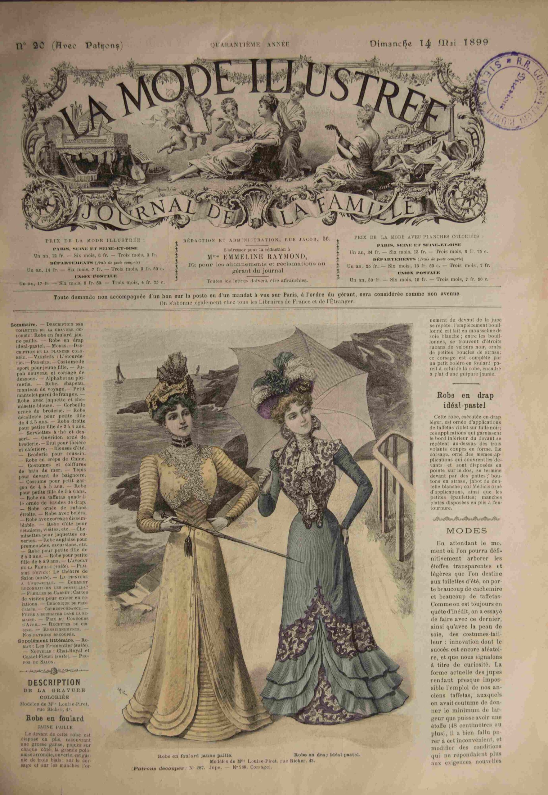 La Mode Illustrée Journal de la Famille Fondazione Conservatori