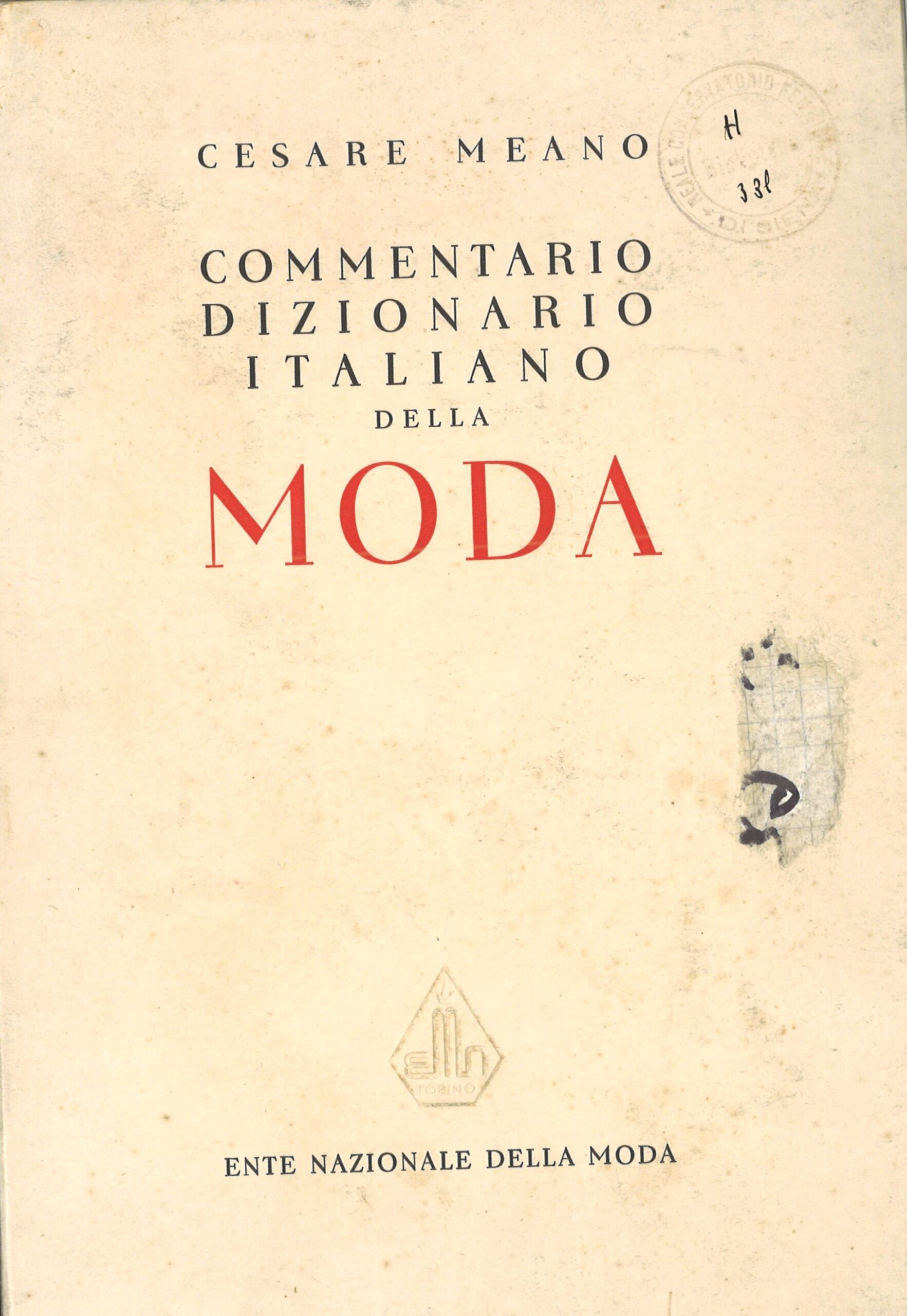 Commentario dizionario italiano della moda